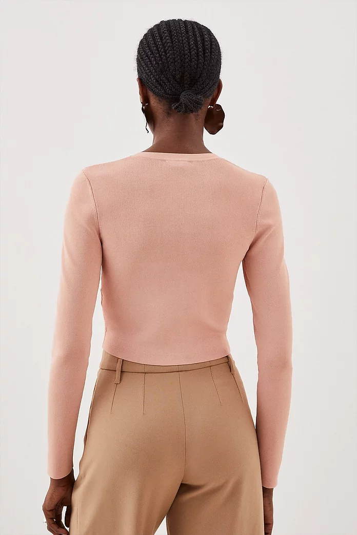 Premium Drape Compact Knit Cardigan | Karen Millen Premium Drape Compact Knit Cardigan | Karen Millen